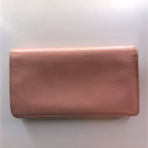 🩷 Chanel CoCo Button Pink Caviar Leather Flap Wallet Long Clutch FULL INCLUSION - Picture 5 of 14